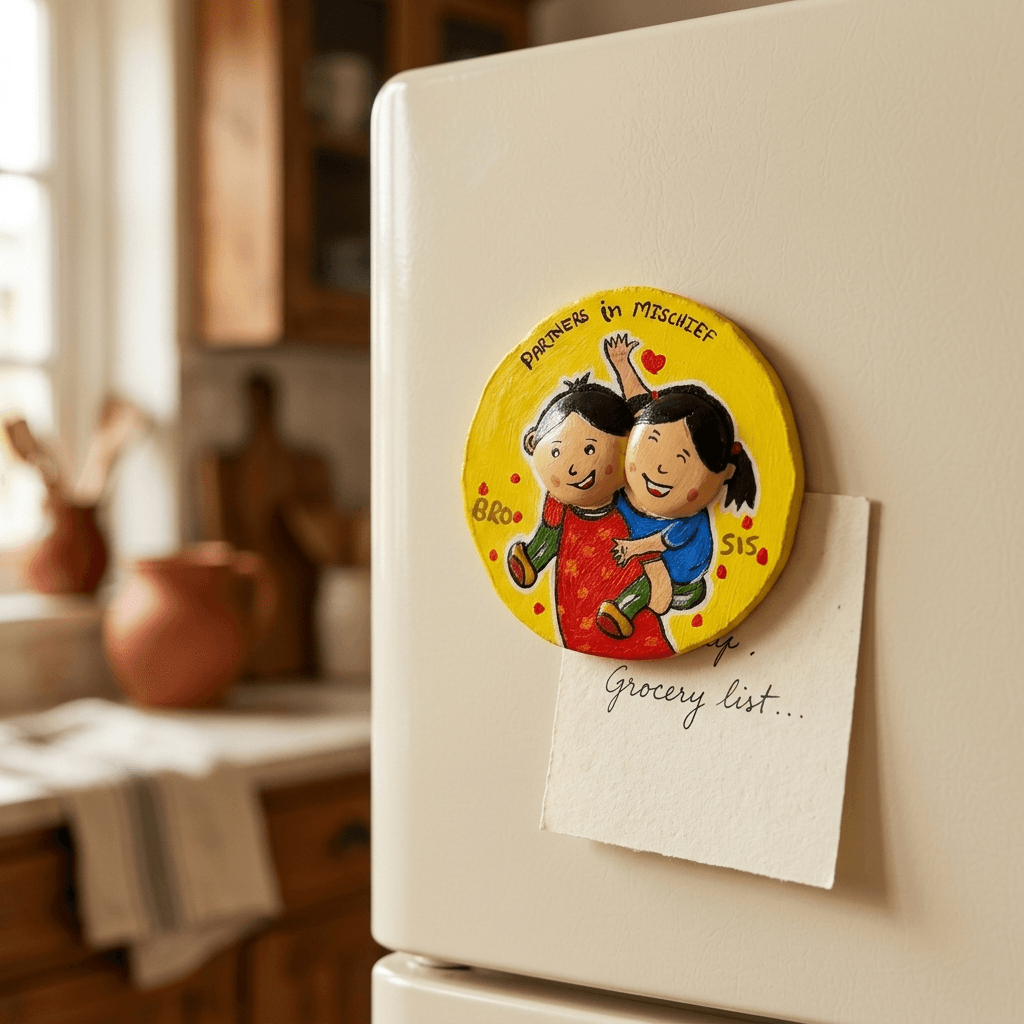 Bhai Behan Fridge magnet