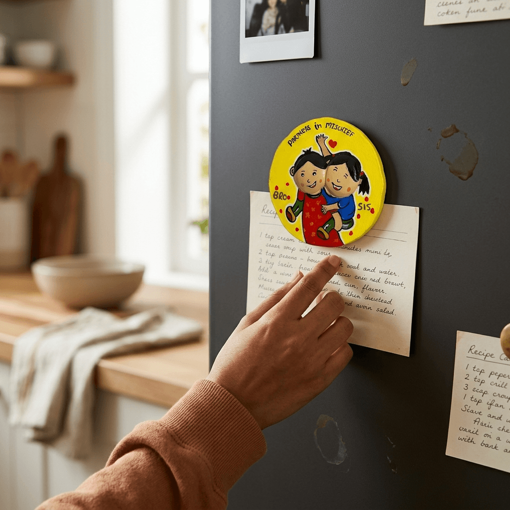 Bhai-Bahan Fridge Magnet