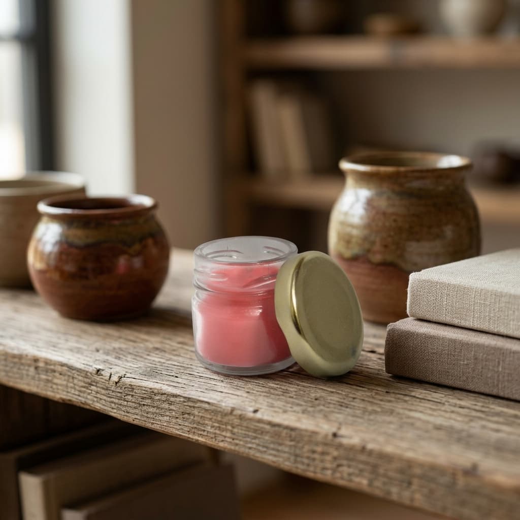 Blush Rose & Vanilla Mini Jar Candle