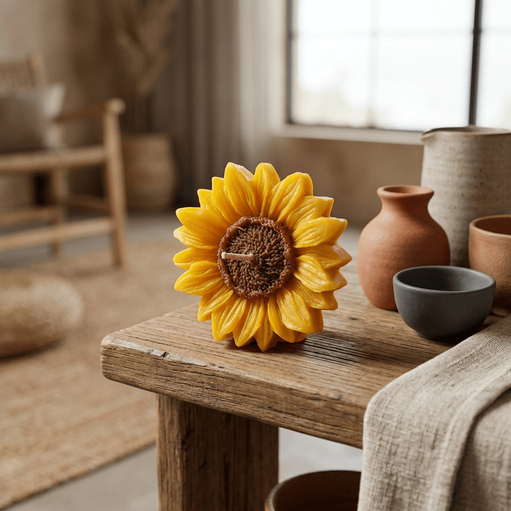 Sunflower Bloom Candle