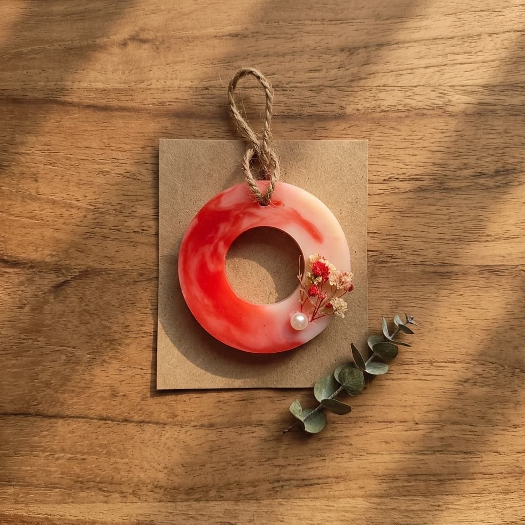 Crimson Bloom Wax Sachet