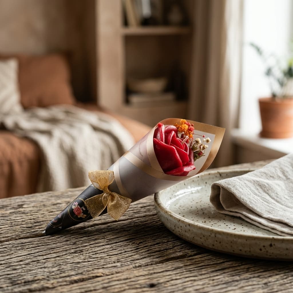 Rose Bouquet Candle